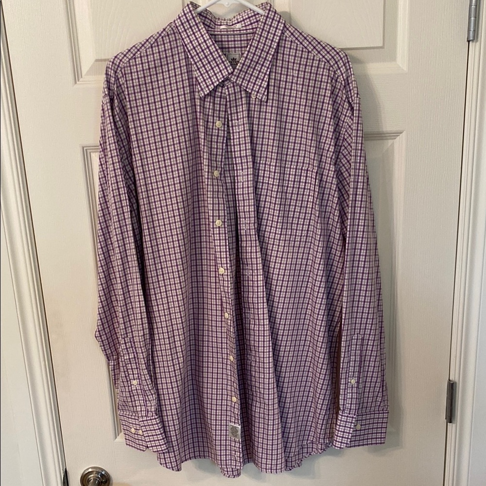 Men's Purple Checkered Shirt